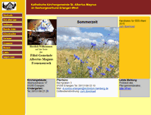 Tablet Screenshot of frauenaurach-katholisch.de